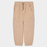 pantalons en gabardine extensible