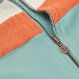 Giacca felpata con strisce - BOBOLI - Colore: Celeste - Stagione: Primavera-Estate