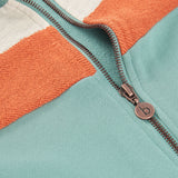 Veste en molleton à rayures