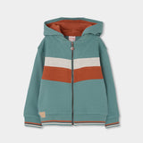 Veste en molleton à rayures