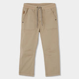 pantalon en gabardine extensible