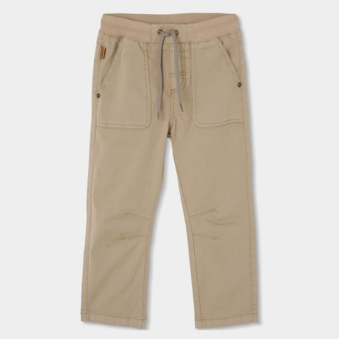 pantalon en gabardine extensible