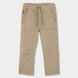 Pantaloni gabardina elastica - BOBOLI - Colore: Beige - Stagione: Primavera-Estate