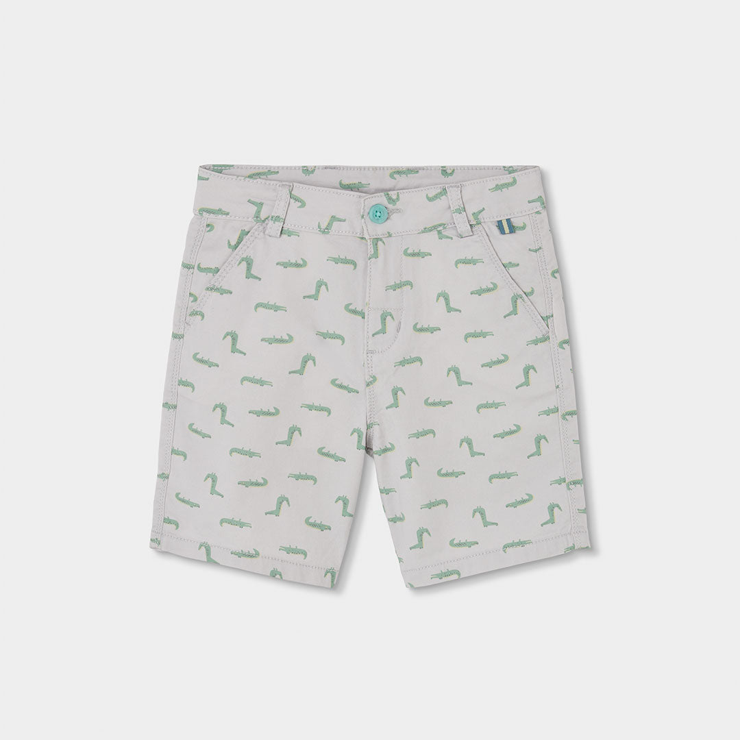 Pantaloncinidella Linea Abbigliamento Bambino Boboli, con misura regolabile in vita e fantasia di...