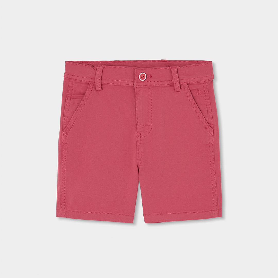 Bermuda de la ligne de vêtements enfant Boboli, uni, avec petites poches passepoilées et taille r...