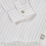 Chemise en lin à rayures