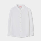 Chemise en lin manches longues