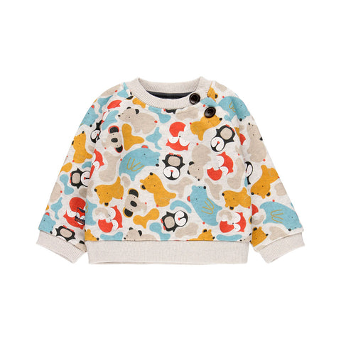 Sweat-shirt en molleton imprimé pour enfant