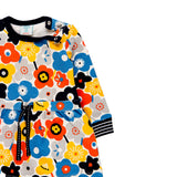 Vestito di felpa fiori