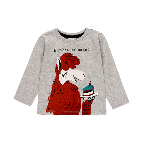 Maglietta jersey basic - BOBOLI - Colore: Bianco - Stagione: Autunno-Inverno