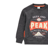 Felpa felpata con strisce - BOBOLI - Colore: uni - Stagione: Autunno-Inverno