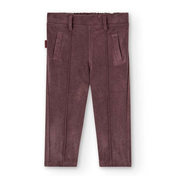 Leggings en velours de la Ligne Vêtements Fille Boboli, unis avec surpiqûre à l'avant.
 
Composti...
