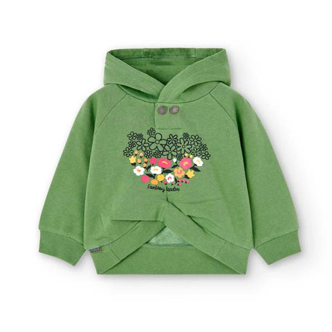 Felpa felpata - BOBOLI - Sesso: Bambina - Colore: uni - Stagione: Autunno-Inverno