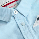 Camicia oxford manica lunga - BOBOLI - Colore: uni - Stagione: Autunno-Inverno