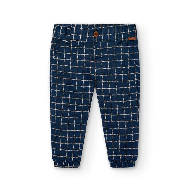 Pantalon de la Ligne Vêtements Enfant Boboli, doux avec élastique aux chevilles, petites poches s...