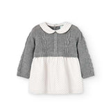 Vestito in maglia - BOBOLI - Sesso: Bambina - Colore: uni - Stagione: Autunno-Inverno