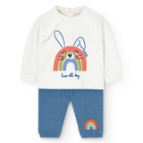 Completo due pezzi - BOBOLI - Sesso: Bambina - Colore: uni - Stagione: Autunno-Inverno