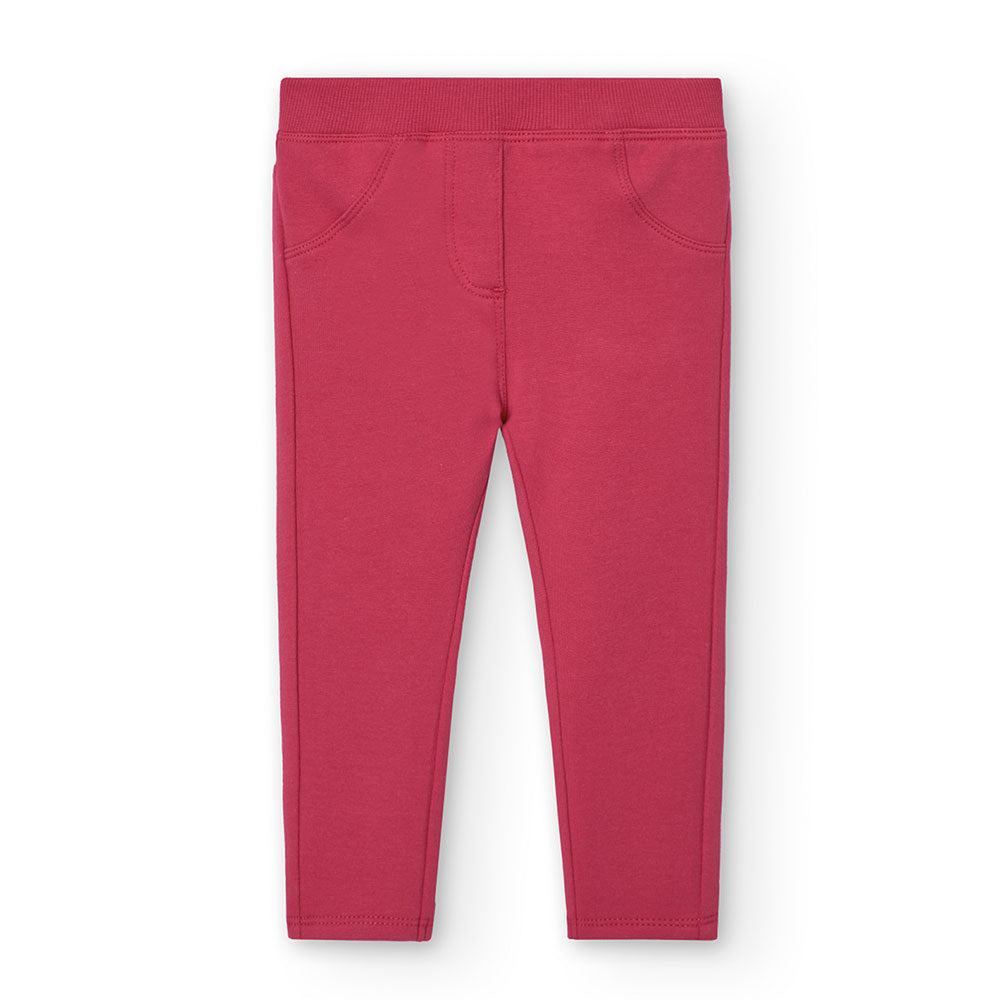 Pantalon en molleton de la Ligne Vêtements Fille Boboli, uni avec petites poches à l'arrière.
 
C...