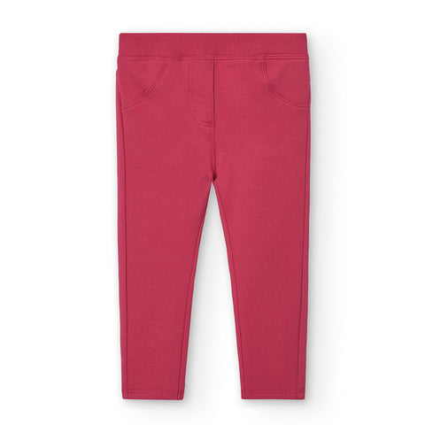 Pantaloni felpati elasticizzati - BOBOLI - Sesso: Bambina - Colore: uni - Stagione: Autunno-Inverno