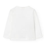 Maglietta jersey basic - BOBOLI - Sesso: Bambina - Colore: Bianco - Stagione: Autunno-Inverno