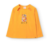 Elastic jersey T-shirt