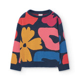 Maglione  fiori - BOBOLI - Sesso: Bambina - Colore: uni - Stagione: Autunno-Inverno