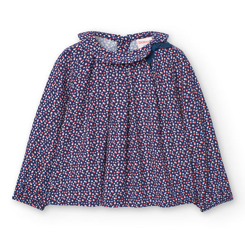 Blusa pois per bimba - BOBOLI - Sesso: Bambina - Colore: uni - Stagione: Autunno-Inverno