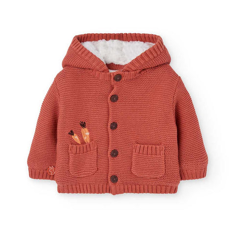 Giacchetta tricot - BOBOLI - Sesso: Unisex - Colore: Arancione - Stagione: Autunno-Inverno