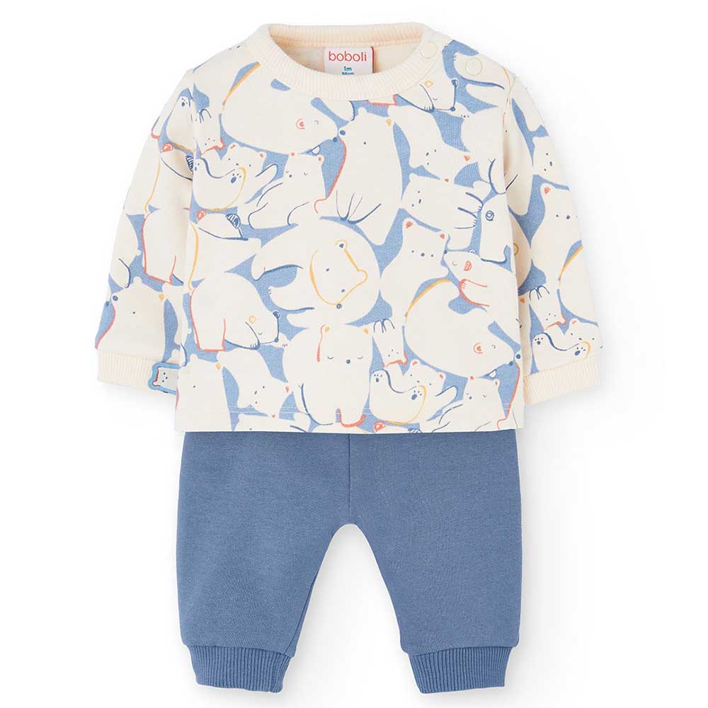 Composition : Pull : 100 % coton Pantalon : 100 % coton
Instructions de lavage : Lavage en machin...