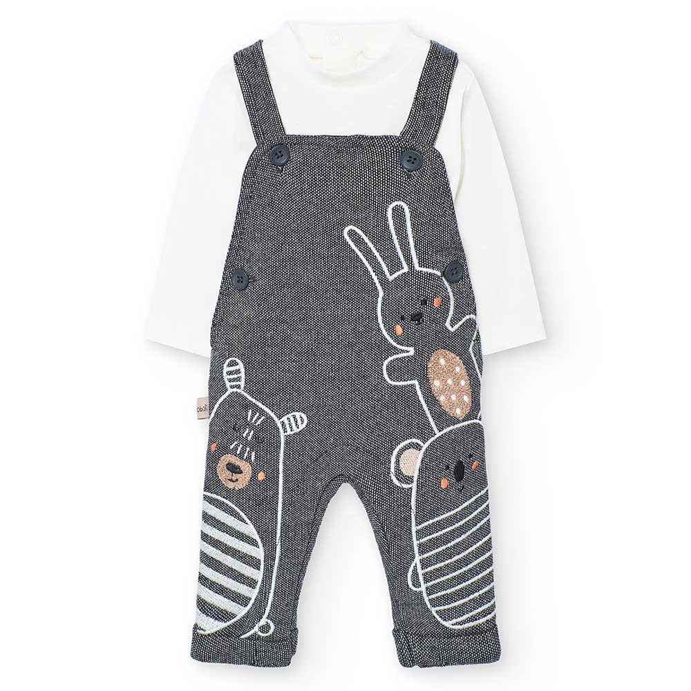 Composition : Combinaison : 98 % coton 2 % élasthanne Pantalon : 90 % coton 10 % polyester Doublu...