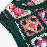 Gilet maglia - BOBOLI - Sesso: Bambina - Colore: Verde - Stagione: Autunno-Inverno