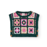 Gilet maglia - BOBOLI - Sesso: Bambina - Colore: Verde - Stagione: Autunno-Inverno