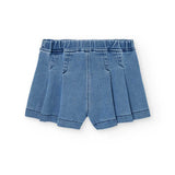 Jupe-short en denim pour bébés -BCI