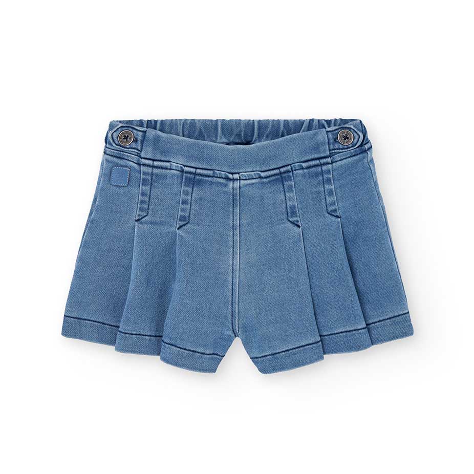 Jupe-short de la ligne Vêtements Fille Boboli, avec de larges plis et une ceinture élastique.

Co...