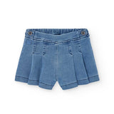 Gonna-short denim per neonati -BCI