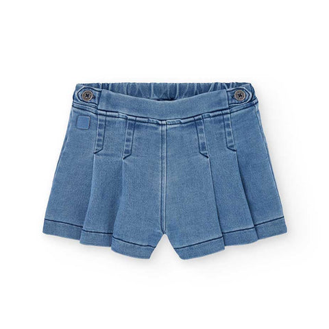 Gonna-short denim per neonati -BCI
