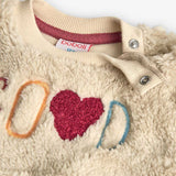 Felpa - BOBOLI - Sesso: Bambina - Colore: Beige - Stagione: Autunno-Inverno