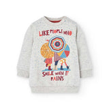 Completo due pezzi - BOBOLI - Sesso: Bambina - Colore: Arancione - Stagione: Autunno-Inverno