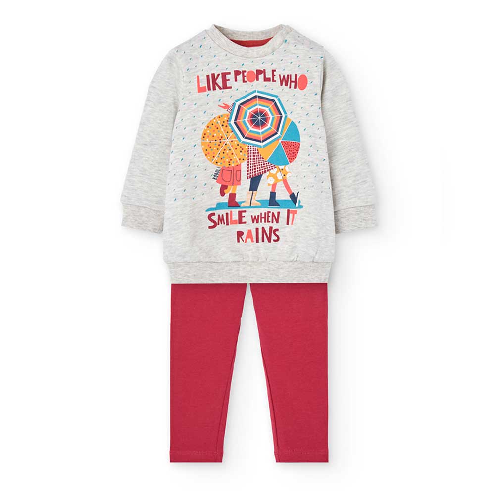 Composizione: Maglione:100%cotone Pantaloni:93%cotone 7%elastan
Istruzioni per il lavaggio: Lavar...