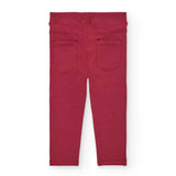 Pantaloni felpati basic - BOBOLI - Sesso: Bambina - Colore: Arancione - Stagione: Autunno-Inverno