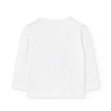 Maglietta jersey basic - BOBOLI - Sesso: Bambina - Colore: Panna - Stagione: Autunno-Inverno