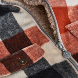 Checked jacket for boy