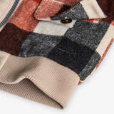 Checked jacket for boy