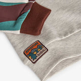 Felpa felpata flame - BOBOLI - Colore: Grigio - Stagione: Autunno-Inverno