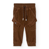 Pantaloni velluto - BOBOLI - Colore: Marrone - Stagione: Autunno-Inverno