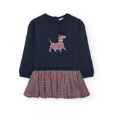 Vestido en maille combiné pour bébés -BCI