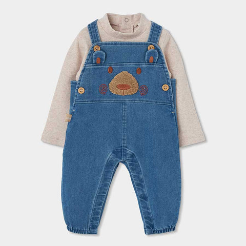 SALOPETTE JEANS CON MAGLIA