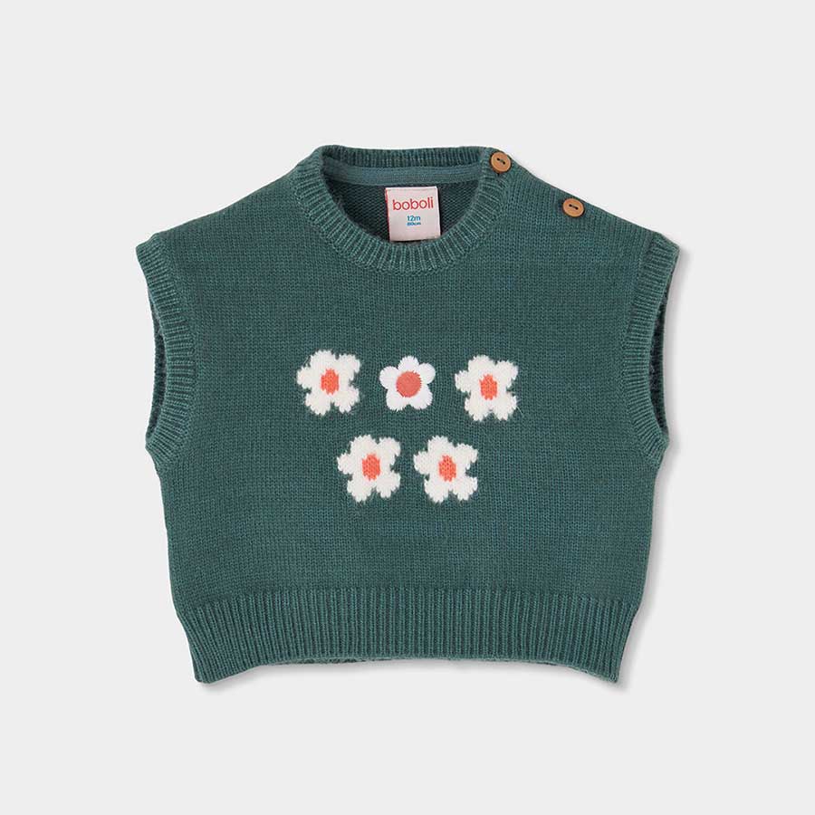 GILET COURT EN TRICOT