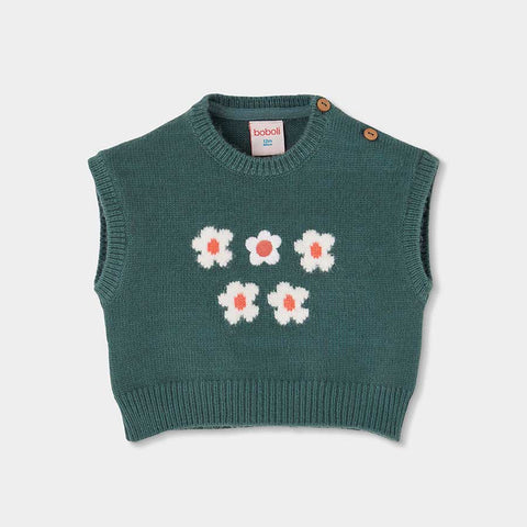GILET COURT EN TRICOT