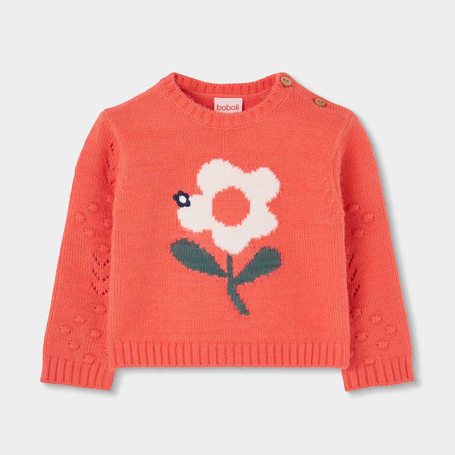 PULL AVEC FLEUR
